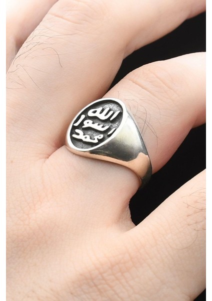 Mührü Şerif Sade Kasa 925 Ayar Gümüş Erkek Yüzüğü 902343 fırsatları