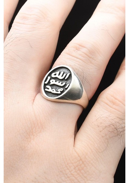 Mührü Şerif Sade Kasa 925 Ayar Gümüş Erkek Yüzüğü 902343 indirimleri