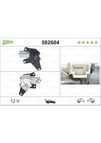 SİLECEK MOTORU ARKA DACIA SANDERO 2006-20082010-2012 . DUSTER 2003-2010 8200734582