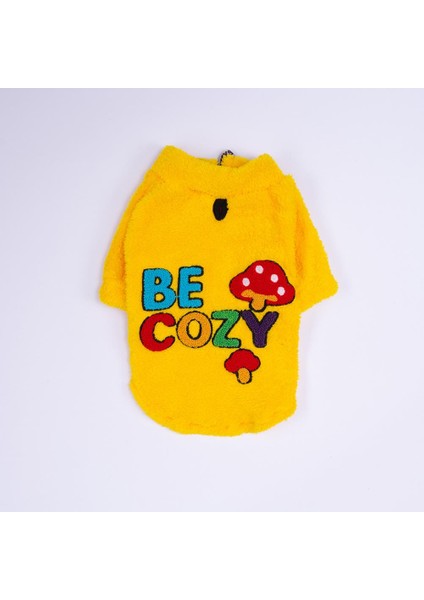 Sarı Porto Cozy Urban Moods Peluş Orta Büyük Irklar Köpek Kıyafeti Köpek Sweati indirimleri