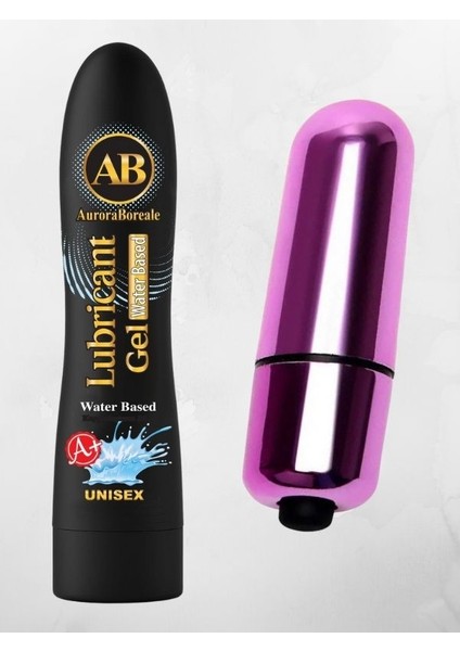 A B Aşkın Deposu Mini Süpergüçlü Vibratör 125 ml Kayganlaştırıcı A+Sade Aromalı 2'li QWXU5TR9ORGVL