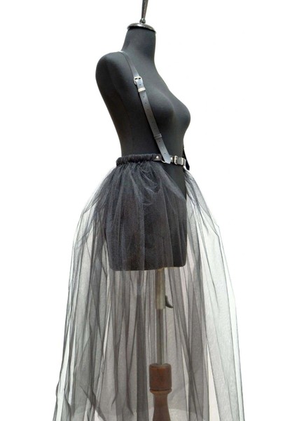 Uzun Tülü Harness Etek modelleri