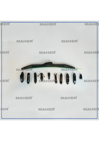 SİLECEK SÜPÜRGESİ TEK TİP ÜNİVERSAL 11 APARATLI 17 HYBRID (430MM) 29948