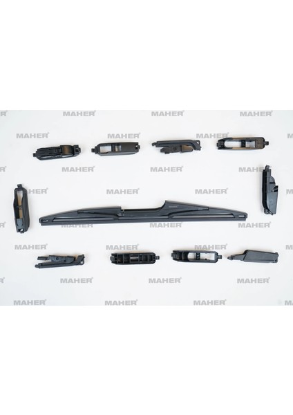 SİLECEK SÜPÜRGESİ PLASTİK TİP 10 APARATLI 13 ARKA (330MM) 30011