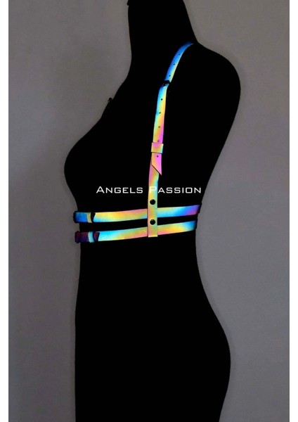 Renkli Reflektörlü Göğüs Harness, Karanlıkta Parlayan Göğüs Harness - APFT205 fiyatları
