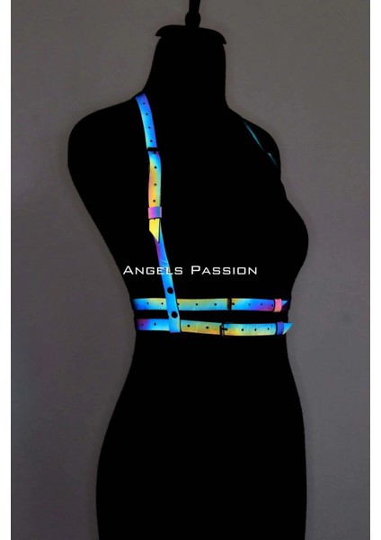 Renkli Reflektörlü Göğüs Harness, Karanlıkta Parlayan Göğüs Harness - APFT205 indirimleri