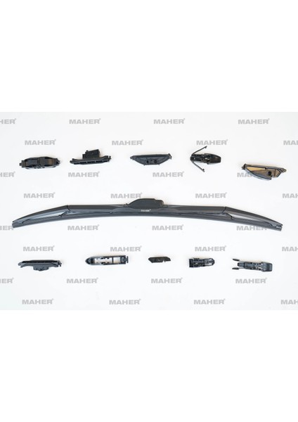 SİLECEK SÜPÜRGESİ TEK TİP ÜNİVERSAL 11 APARATLI 22 HYBRID (550MM) 29953