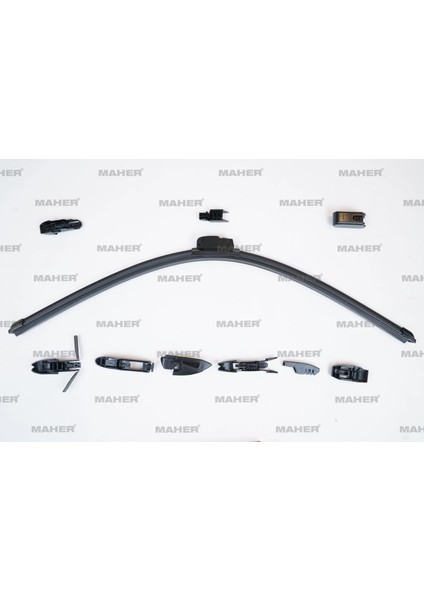 SİLECEK SÜPÜRGESİ TEK TİP ÜNİVERSAL 10 APARATLI 26 MUZ (650MM) 29978