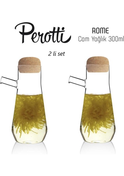 Rome Borosilikat Cam Yağlık - Sirkelik 300 Ml. 13348
