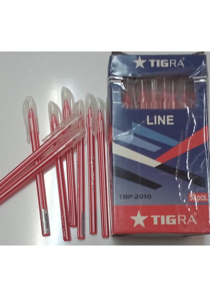 Office Ball Point Iğne Uçlu Kırmızı Tükenmez Kalem 50Lİ Paket