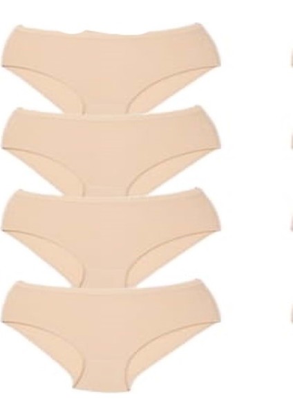 Kadın Ribana Külot C-106 (4 Lü Paket) - Beyaz - 8 fiyatları