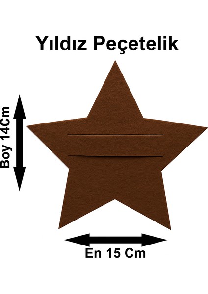 Yılbaşı Temalı 2 Kişilik 10 Parça Keçe Amerikan Servis Seti – Kar Tanesi & Ağaç & Yıldız Desenli fırsatları