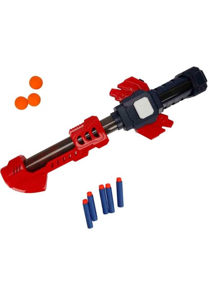 6 Toplu 6 Mermili Sünger Dart Atan Silah 42 cm fiyatları