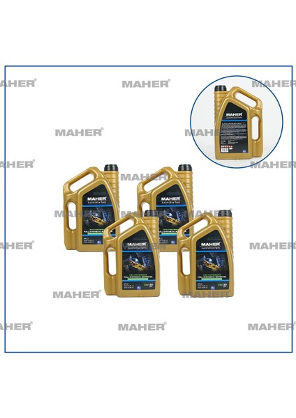 MOTOR YAĞI 5W/30 PARTİKÜLLÜ C3 / 5LT 5W305C3 (4 ADET)