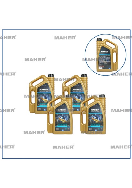 MOTOR YAĞI 5W/30 TAM SENTETİK SL-CF / 5LT 5W305CF (4 ADET)