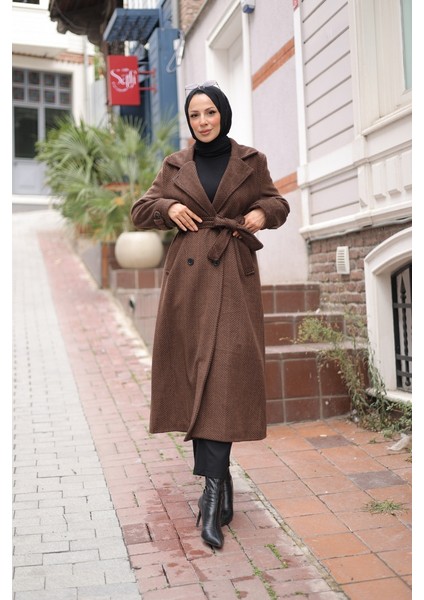 Zühre Kuşaklı Balık Sırtı Kaşe - 7001