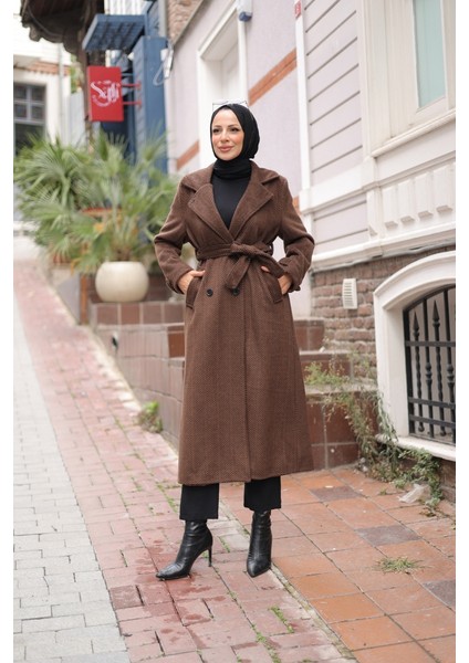 Zühre Kuşaklı Balık Sırtı Kaşe - 7001