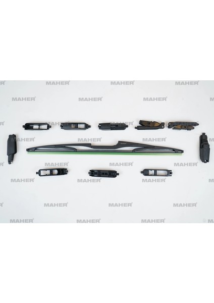 SİLECEK SÜPÜRGESİ PLASTİK TİP 10 APARATLI 16 ARKA (400MM) 30014