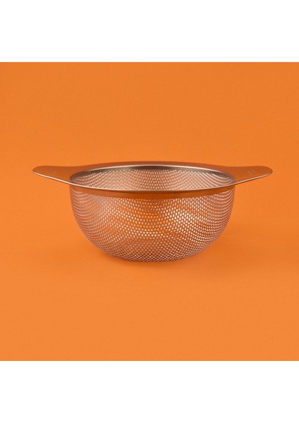 Metal Süzgeç - Gri / Siyah - 16 cm