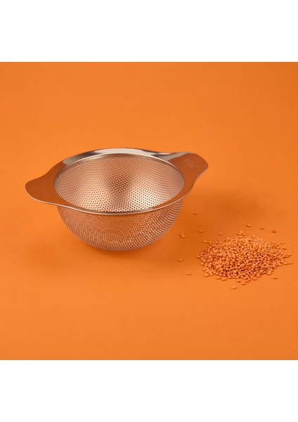 Metal Süzgeç - Gri / Siyah - 16 cm fiyatları