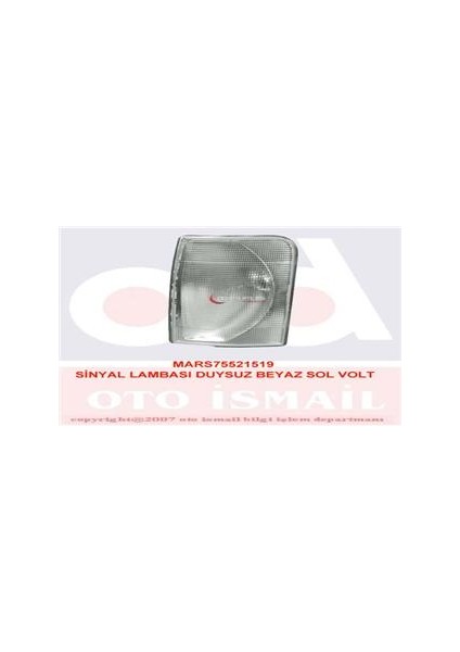 SİNYAL LAMBASI DUYSUZ BEYAZ SOL VOLT 2D0953041A