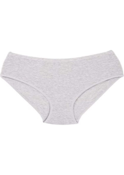 Kadın Ribana Külot C-106 (4 Lü Paket) - Gri - 8
