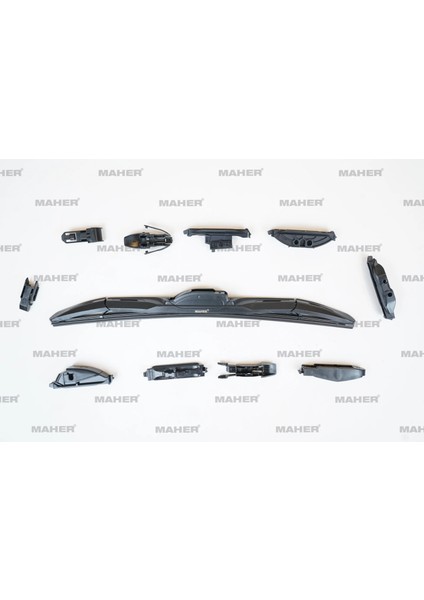 SİLECEK SÜPÜRGESİ TEK TİP ÜNİVERSAL 11 APARATLI 16 HYBRID (400MM) 29947