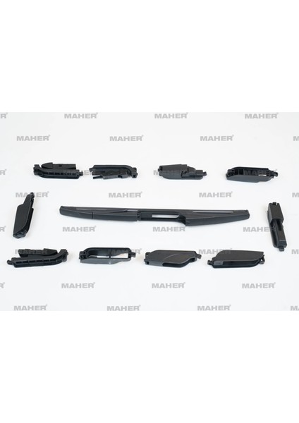 SİLECEK SÜPÜRGESİ PLASTİK TİP 10 APARATLI 11 ARKA (280MM) 30010