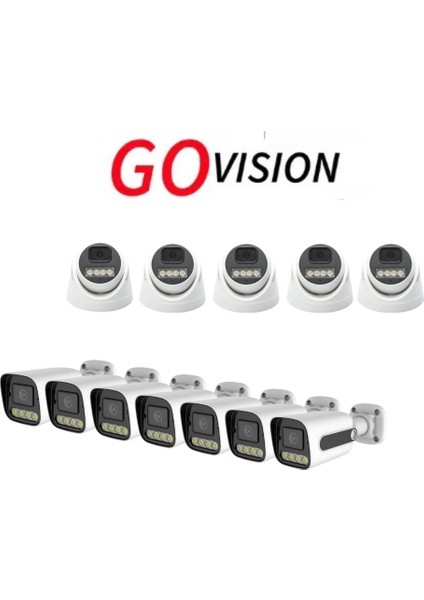 12 Adet 4mp 4K Ultra Ip Kamera