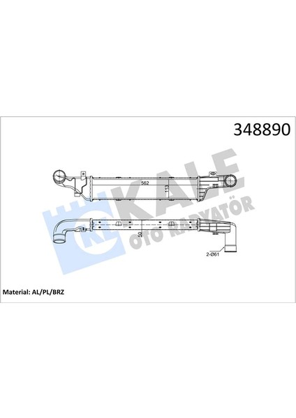 Turbosarj Radyatoru Mercedes E-Class W210 S210 A2105001200