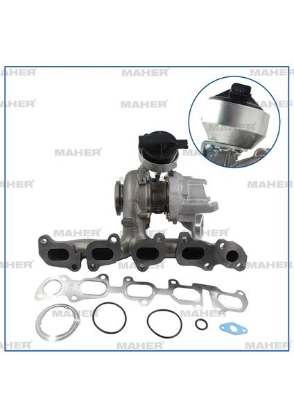 TURBO PASSAT / TİGUAN / Q3 / Q2 / KODİAQ / SUPERB 2015-2024 CRLB-CRBC-CYKB--CUVC-CUVE-DBGA-DBGB-DFGA-DEJA-DEJB 2.0 TDİ 04L253020M