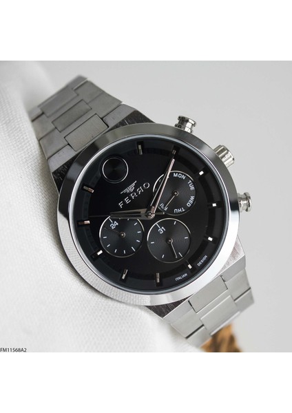 FM11568A2-1 Çelik Kordonlu Erkek Kol Saati