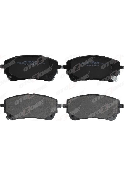 ÖN FREN BALATA TOYOTA COROLLA 1.6L 1ZR-FAE ZRE210 19- / 1.2L 8NR-FTS NRE210 / 1.8L 2ZR-FXE HYBRID ZWE211 19- / YARIS CROSS 1.5L 20- 0446502470 0446502471