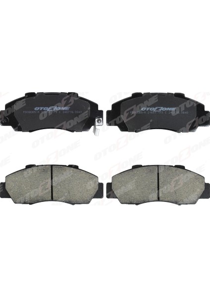 ÖN FREN BALATA HONDA ACCORD EURO 2.0L F20Z1 F20B5 A/T CE8 CH3 KASA 1996-2002 / CR-5 2.0L B20B3 B20Z1 RD1 KASA 1996-2001 / HR-5 1.6L D16W1 GH KASA 1999-2007 45022S30A00 45022SN7G50 45022SS0G02