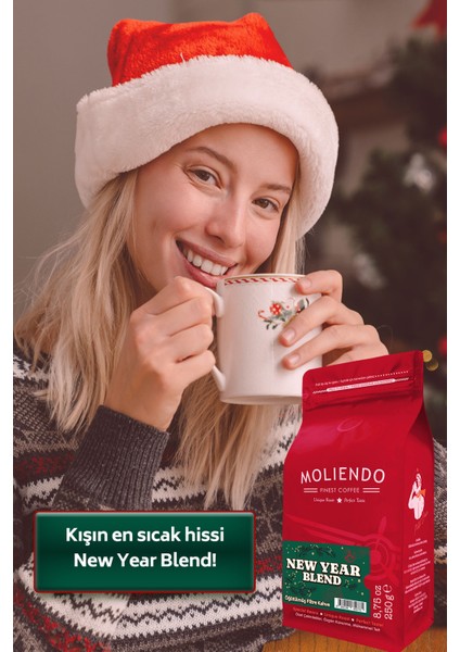 Moliendo New Year Blend Kahve (Öğütülmüş Filtre Kahve) 250 g fırsatları