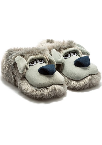 Gobi Erkek Hayvanlı Panduf Gri 41/46 fırsatları