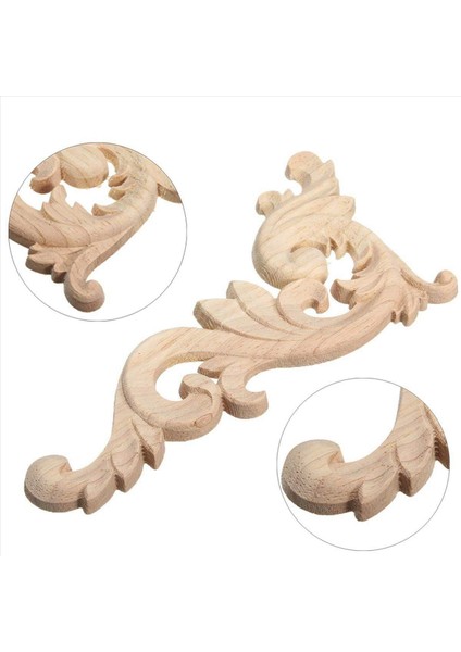 20 Adet Süsleme Süslemesi Ahşap Süslemeler Gardırop Mobilyaları Için El Yapımı Köşe 15X7 5cm (Yurt Dışından) fiyatları