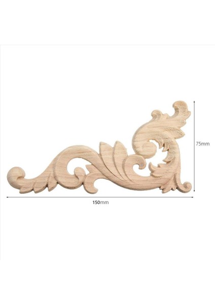 20 Adet Süsleme Süslemesi Ahşap Süslemeler Gardırop Mobilyaları Için El Yapımı Köşe 15X7 5cm (Yurt Dışından) modelleri