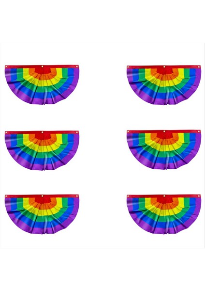6 Adet Gururlu Fan Bayrağı Gökkuşağı Kiraz Kuşu 1 5x3 Ft Afiş Eşcinsel Süslemeler Parti Malzemeleri Lgbtq Gururlu Duvar Dekoru Bir (Yurt Dışından)