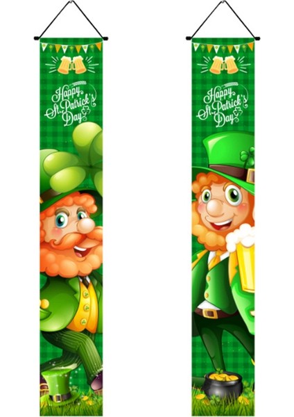 St Patrick Günü Süslemeleri 1 Çifti St Patrick Günü Süslemeleri Için Işaret Pankorları Asmak (Yurt Dışından)