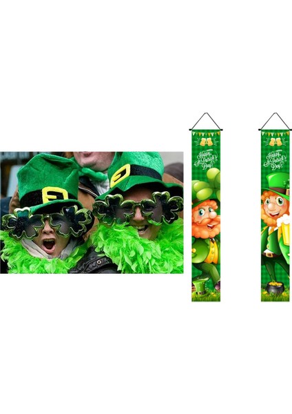 St Patrick Günü Süslemeleri 1 Çifti St Patrick Günü Süslemeleri Için Işaret Pankorları Asmak (Yurt Dışından) modelleri
