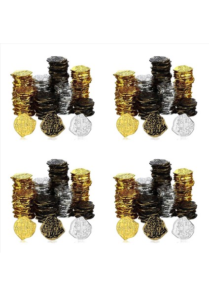 1200 Pcs Plastik Altın Para Korsan Paraları Çocuklar Korsan Partisi Hazine Göğüs Oyunları Için Para Oynar Tokenler Oyuncaklar Cosplay (Yurt Dışından) fırsatları