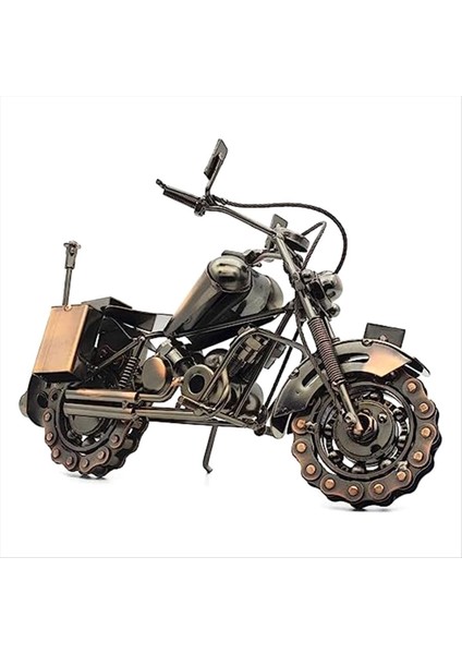 Erkekler Için Motosiklet Leri Eşsiz Erkek ve Kadınlar Için Doğum Günü Leri Vintage Ofis Dekoru Hurda Metal Motosiklet Sanatı A (Yurt Dışından)