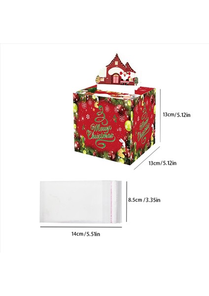 2x Noel Kutusu Eğlenceli Nakit 60 Şeffaf Çanta ile Noel Para Kutusu Çocuklar ve Yetişkinler Için Bir Sürpriz (Yurt Dışından) indirimleri