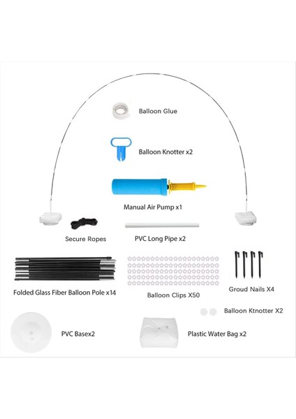 76PCS Balon Kemeri Stand Yeniden Kullanılabilir Balon Kemeri Kiti 10FT Ayarlanabilir Balon Kemeri Stand Set Set Çerçevesi Dekorasyonlar Için (Yurt Dışından) fırsatları
