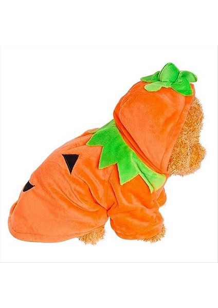 Köpekler Için Kabak Kostümleri Köpekler Için Cadılar Bayramı Kostümü Pet Cosplay Elbisesi Köpek Yavru Sıcak Kıyafetler Polar Hoodie (Yurt Dışından) indirimleri