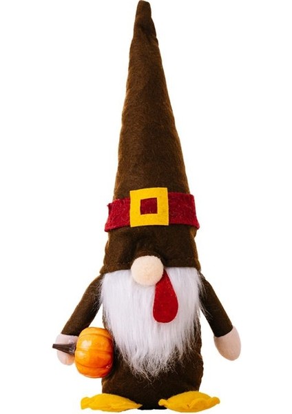Şükran Dekorasyon Hasat Festivali Türkiye Yüzsüz Rudolph Gnome Gnome Maple Yaprak Bebek Kabak (Yurt Dışından) fiyatları
