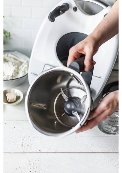 Wundermix Teigpro Thermomix Mutfak Robotu Tm7, Tm6 ve Tm5 Için Hamur Kalıntısı Önleyici modelleri