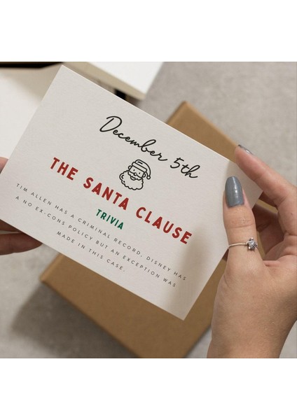 Noel Advent Takvim Kartları 24 Pcs Noel Geri Sayım Takvim Kartı Seti 24 Gün Tebrik Kartı Anma B (Yurt Dışından) modelleri