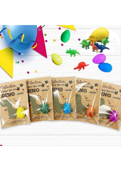 Dinozor Partisi Favors - Dinozor Doğum Günü Partisi Malzemeleri - 24 Paket Tarama Dinozor Yumurtaları Kartlı (Yurt Dışından) modelleri